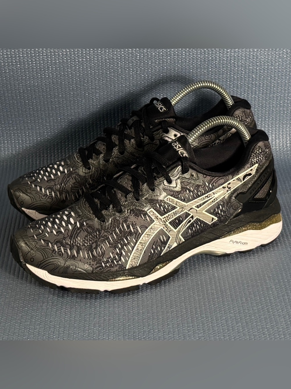 ASICS Women’s Gel-Kayano 23 Lite Show Gray Silver Shoes T6A6N Size 8
